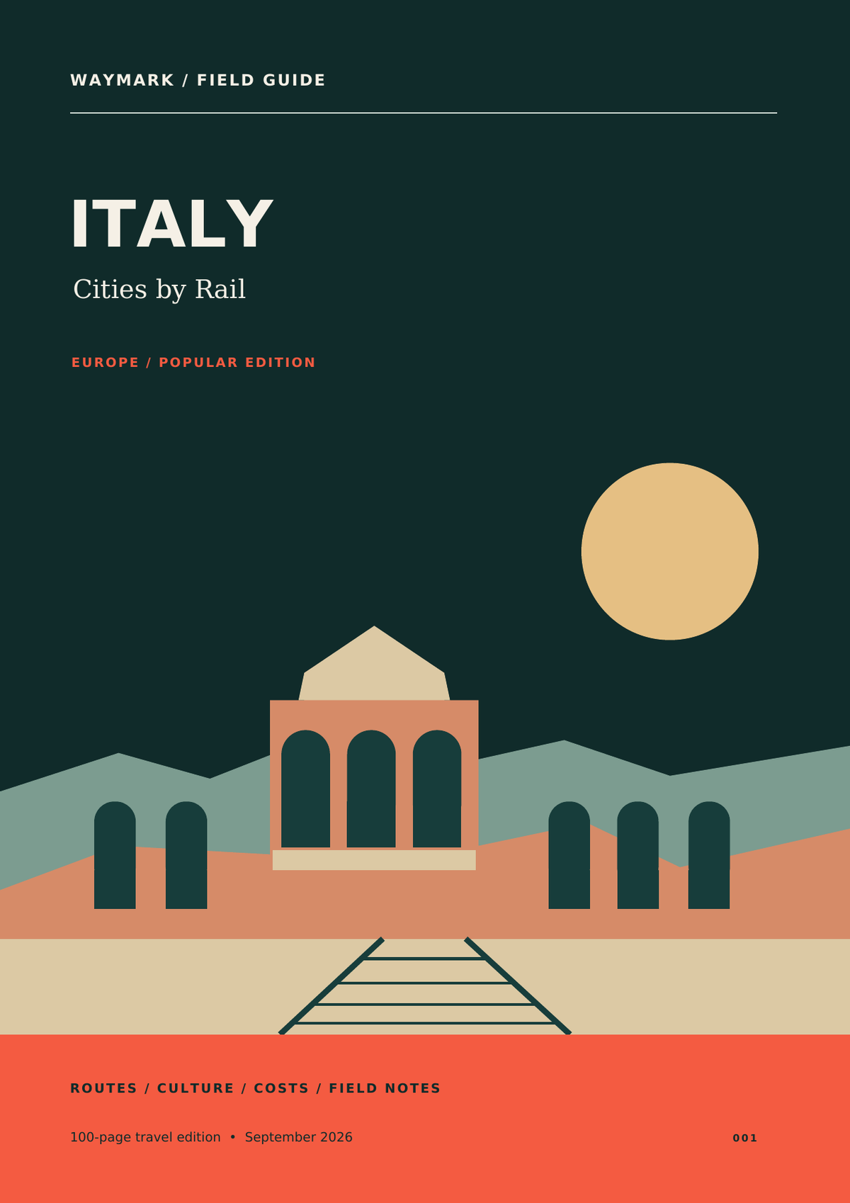 Italy — Cities by Rail
